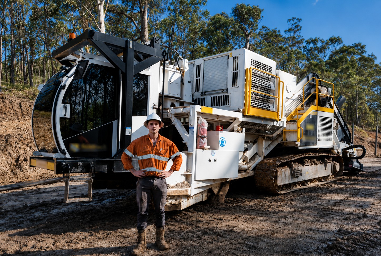 McCarthy field service truck onsite